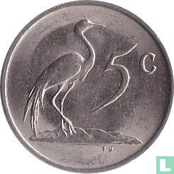 Afrique du Sud 5 cents 1986 - Image 2