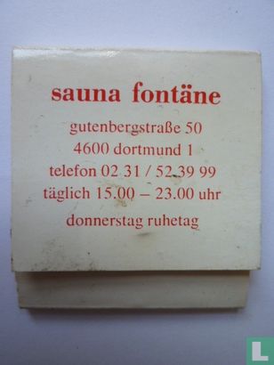 Sauna Fontäne - Bild 1
