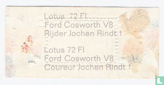 [Lotus 72 FI Ford Cosworth V8  Driver Jochen Rindt †] - Image 2
