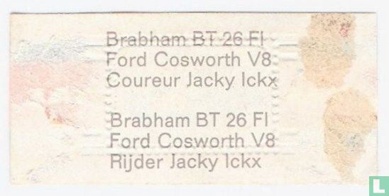 [Brabham BT 26 FI Ford Cosworth V8 Driver Jacky Ickx] - Image 2