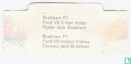 Brabham F1  Ford V8 3 liter motor  Rijder Jack Brabham - Afbeelding 2