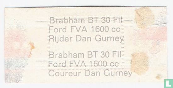 [Brabham BT 30 FII Ford FVA 1600 cc  Fahrer Dan Gurney] - Bild 2
