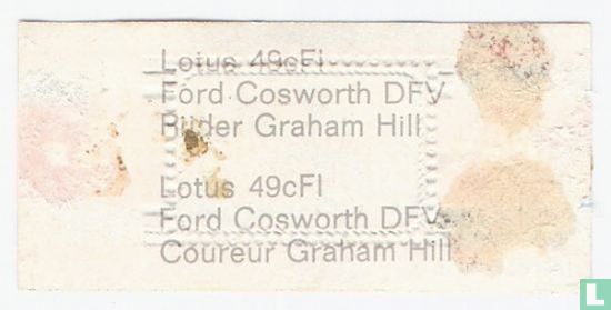 Lotus  49cFI Ford Cosworth DFV Coureur Graham Hill - Image 2