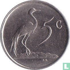 Afrique du Sud 5 cents 1988 - Image 2