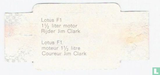 Lotus F1 Moteur 1½  litres  Coureur Jim Clark - Image 2