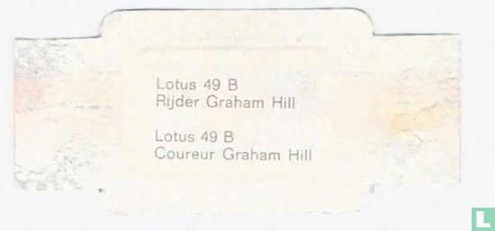 Lotus 49 B  rijder Graham Hill - Afbeelding 2