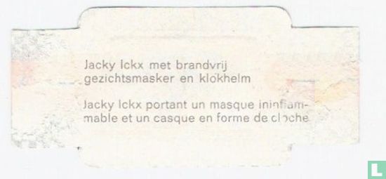 Jacky Ickx met brandvrij gezichtsmasker en klokhelm - Afbeelding 2