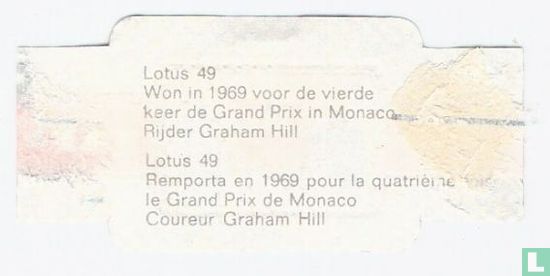 Lotus 49 Won in 1969 voor de vierde keer de Grand Prix in Monaco  rijder Graham Hill - Afbeelding 2