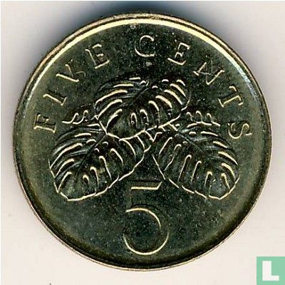 Singapore 5 cents 2005 - Image 2