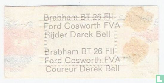 Brabham BT 26 FII Ford Cosworth FVA  Coureur Derek Bell - Image 2