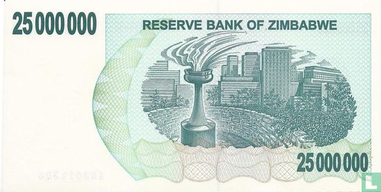 Zimbabwe 25 Million Dollars 2008 - Image 2