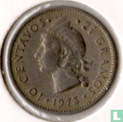 Dominicaanse Republiek 10 centavos 1973 - Afbeelding 1
