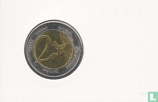 Slowakije 2 euro 2008 pattern/probe - Afbeelding 2