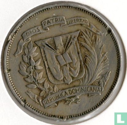 Dominicaanse Republiek ½ peso 1967 - Afbeelding 2