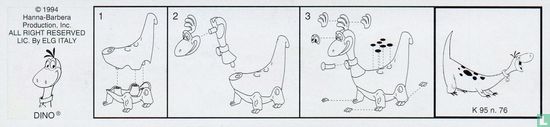 Dino op 4 poten - Afbeelding 2