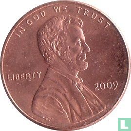 United States 1 cent 2009 (copper-plated zinc - without letter) "Lincoln bicentennial - Early childhood in Kentucky" - Image 1