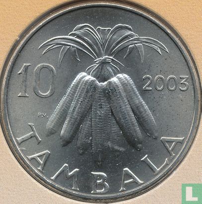 Malawi 10 tambala 2003 - Image 1