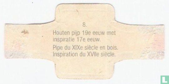 Pipe du XIXe siècle en bois. Inspiration du XVIIe siècle. - Image 2