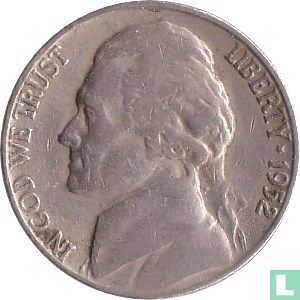 États-Unis 5 cents 1952 (D) - Image 1