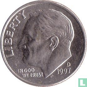 United States 1 dime 1997 (D) - Image 1