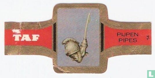 Pipe en argent représente guerrier romain.  - Image 1