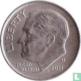 United States 1 dime 2011 (D) - Image 1