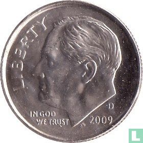 United States 1 dime 2009 (D) - Image 1