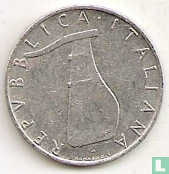 Italie 5 lire 1970 - Image 2