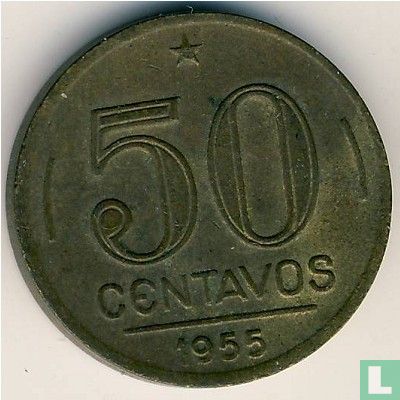 Brazilië 50 centavos 1955 - Afbeelding 1