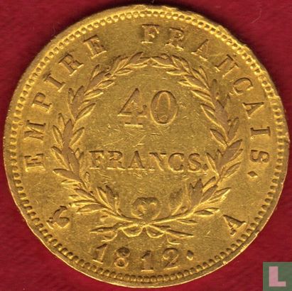 Frankrijk 40 francs 1812 (A) - Afbeelding 1