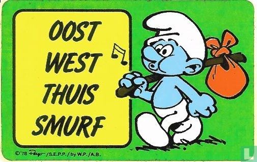 Oost West Thuis Smurf