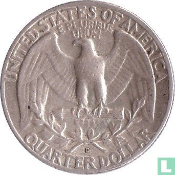 Vereinigte Staaten ¼ Dollar 1950 (D) - Bild 2
