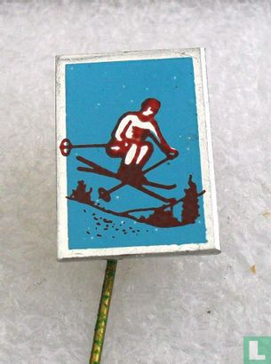 Skiën [blauw-rood]