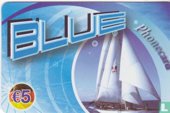 Blue Sailboat 