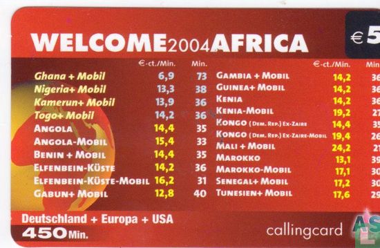 A.S Welcome 2004 Africa 