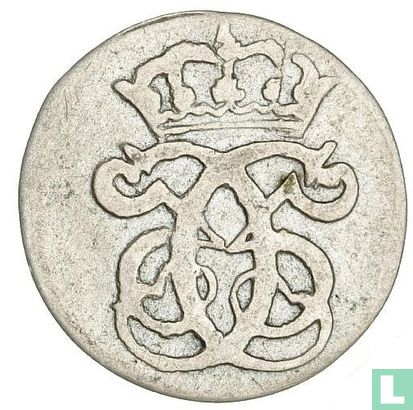 Denemarken 2 skilling 1686 (smalle kroon) - Afbeelding 2