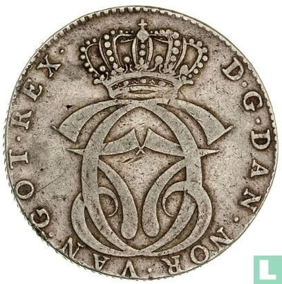 Denemarken 1 speciedaler 1769 - Afbeelding 2