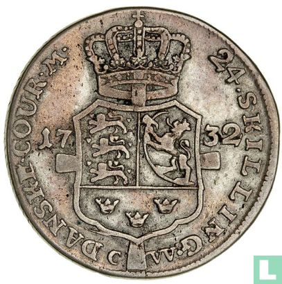 Dänemark 24 Skilling 1732 - Bild 1