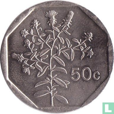 Malta 50 cents 2001 - Image 2