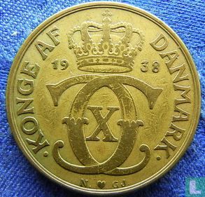Denemarken 2 kroner 1938 - Afbeelding 1