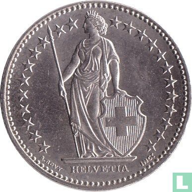 Suisse 2 francs 2001 - Image 2