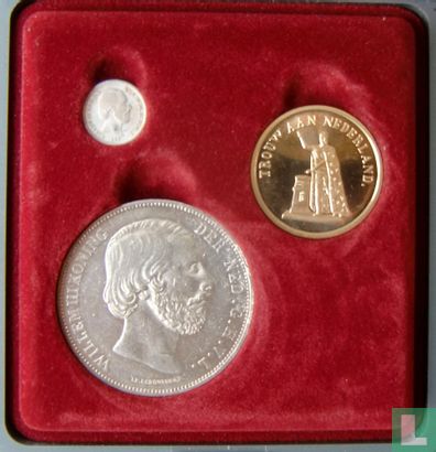 Pays-Bas combinaison set "Grootste en kleinste munt van Willem lll" - Image 3
