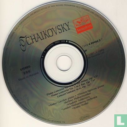 Tchaikovsky – Piano Concertos 1 & 3 • Concert Fantasy  - Afbeelding 3