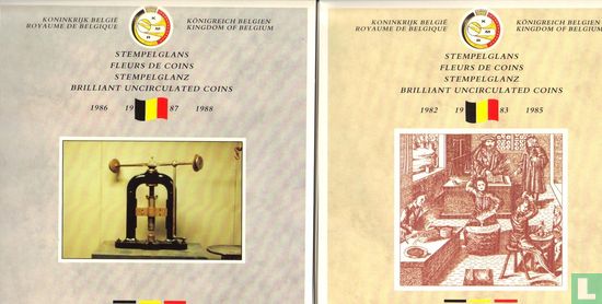 Belgien Kombination Set 1988 "Overbruggingsset 1982 - 1988" - Bild 3
