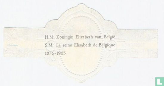 H.M. Koningin Elizabeth van België 1876-1965 - Afbeelding 2