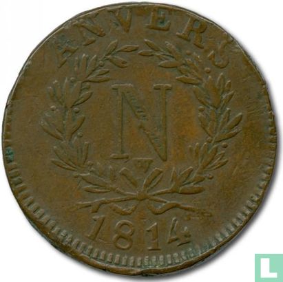 Anvers 10 centimes 1814 (W) - Image 1