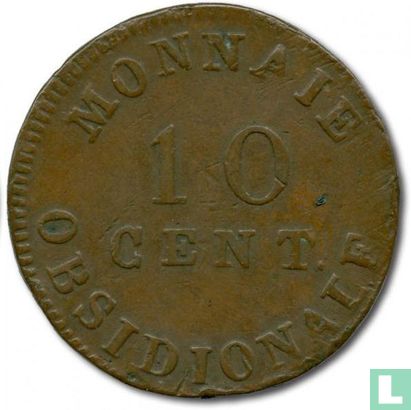 Antwerpen 10 centimes 1814 (W) - Afbeelding 2