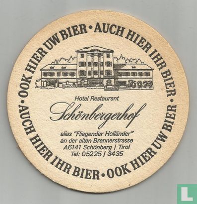 Beer Imported / Schonbergerhof Hotel Restaurant - Bild 1