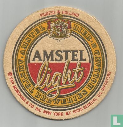 Logo Heineken Beer imported / Amstel light Printed in Holland Heineken - Image 2