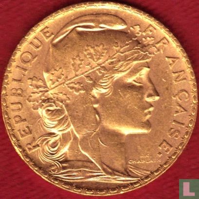 Frankrijk 20 francs 1905 - Afbeelding 2